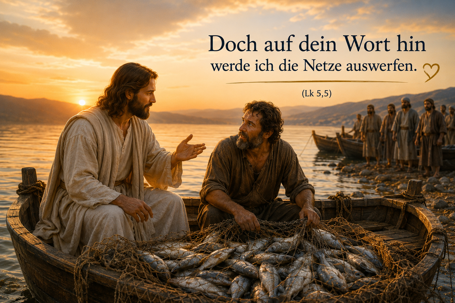 Aus dem heiligen Evangelium nach LukasLk 5, 1–11
