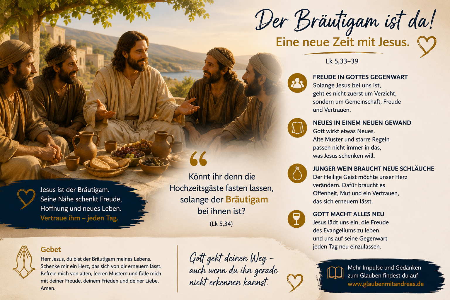 Aus dem heiligen Evangelium nach LukasLk 5, 33–39